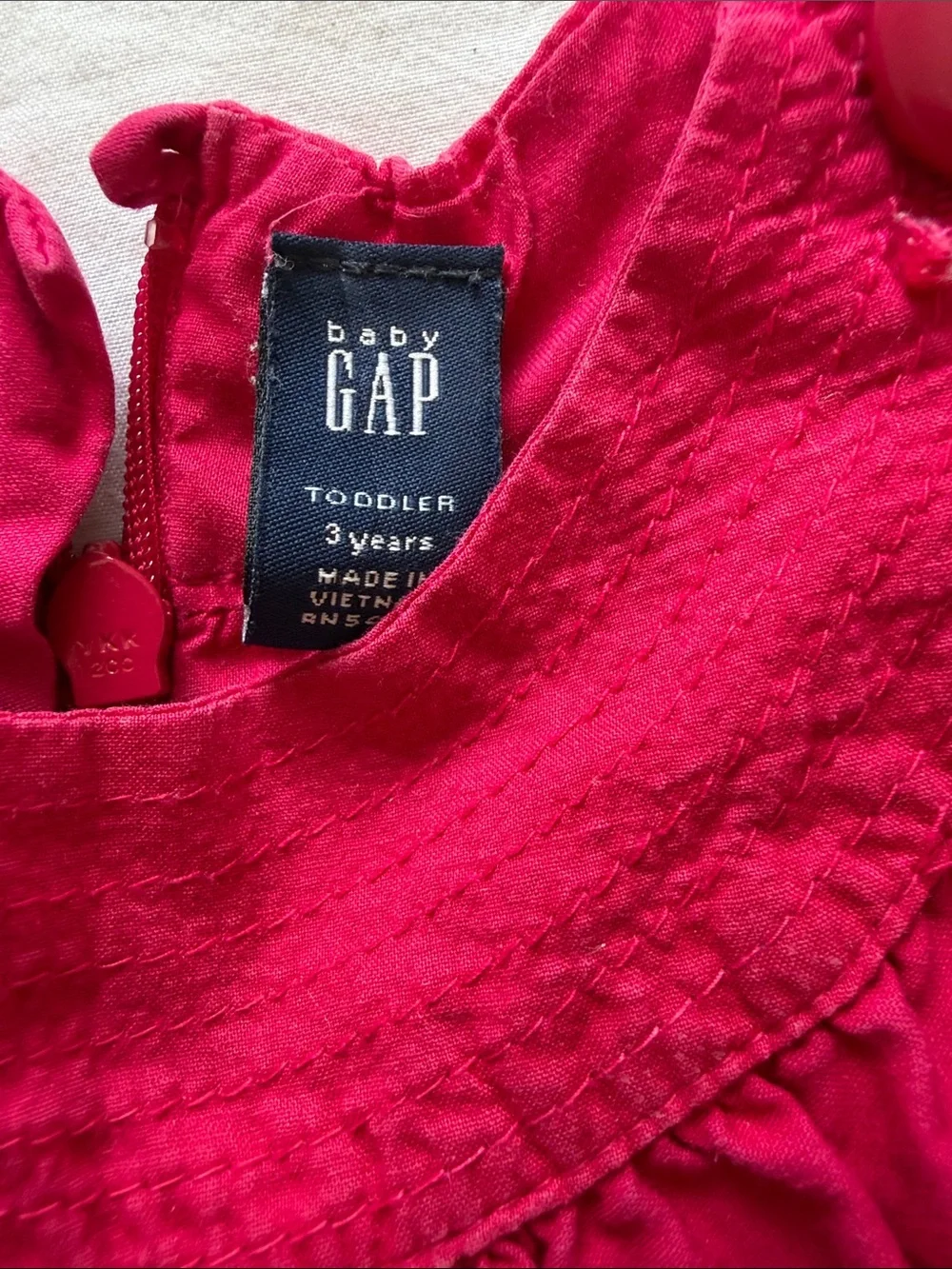 GAP Kids Bright Fuchsia Sleeveless Cotton Dress size 3T